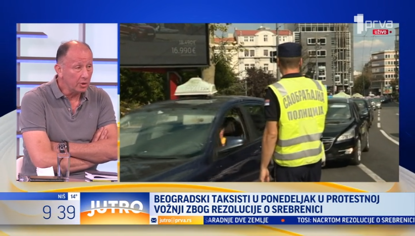 Najavljeno je: Taksisti uskoro protestuju zbog rezolucije o Srebrenici