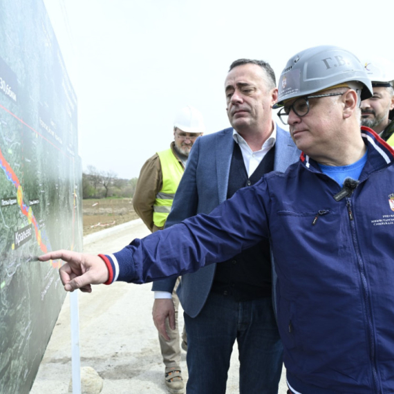 Vesić: Izgradnja Moravskog koridora teče po planu,ove godine novih 50 kilometara