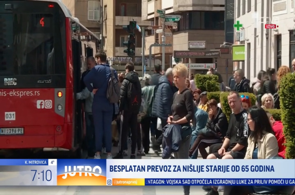 Besplatan prevoz za Nišlije starije od 65 godina B92