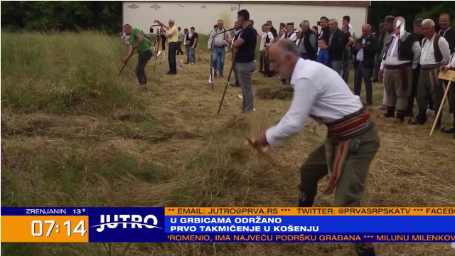 Održana prva kosidba u selu pored Kragujevca VIDEO B92