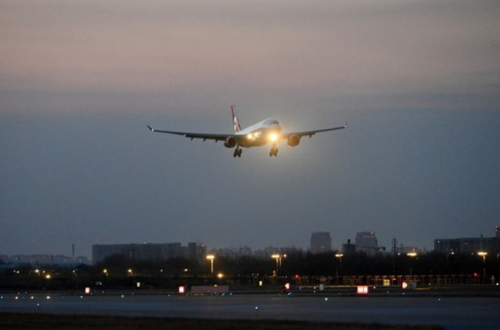 Drama in the sky, the plane's engine broke down