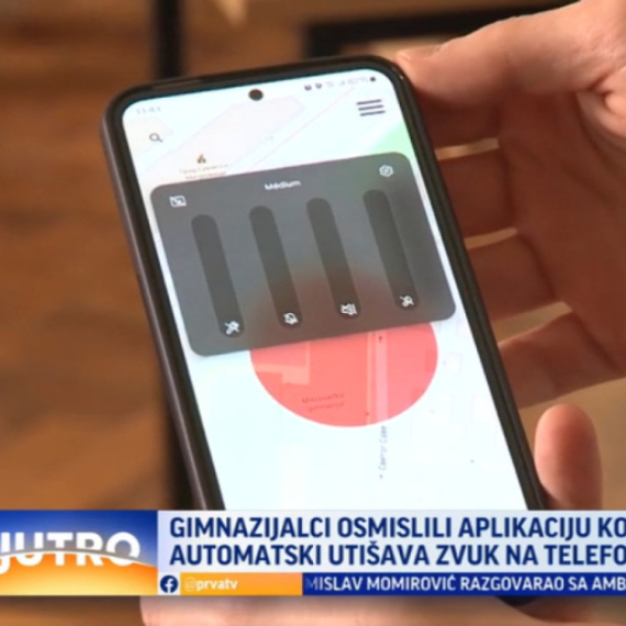 Gimnazijalci osmislili aplikaciju koja automatski utišava zvuk telefona VIDEO