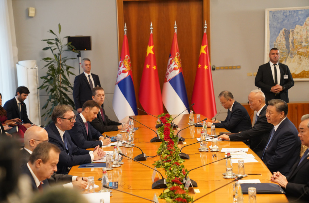 The meeting between Vučić and Xi has begun; Chinese President: I am honored and very moved; PHOTO