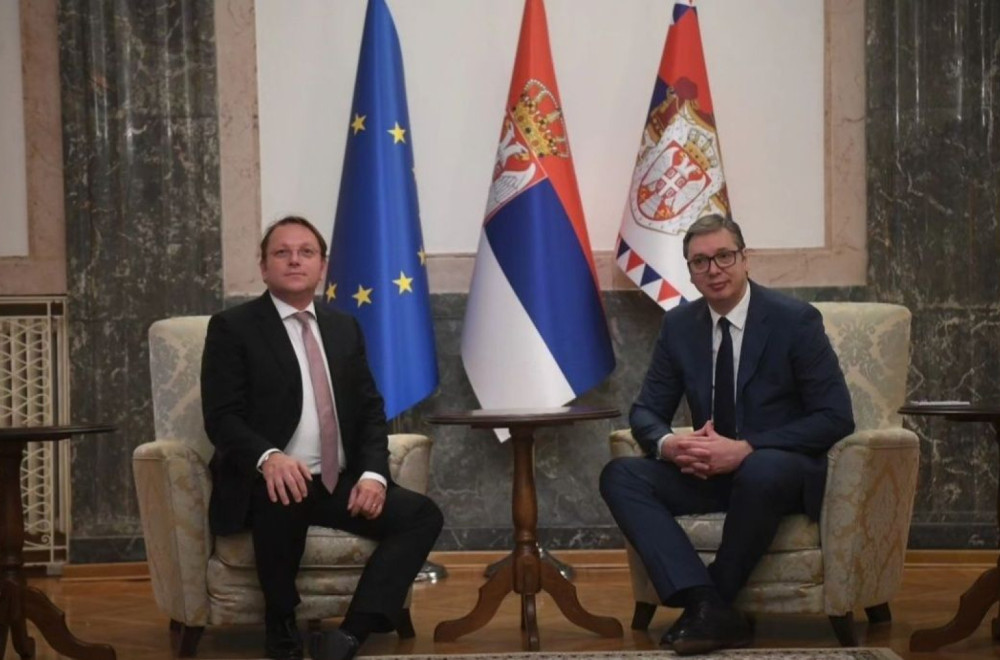 Vučić met with the European Commissioner for Enlargement Olivér Várhelyi