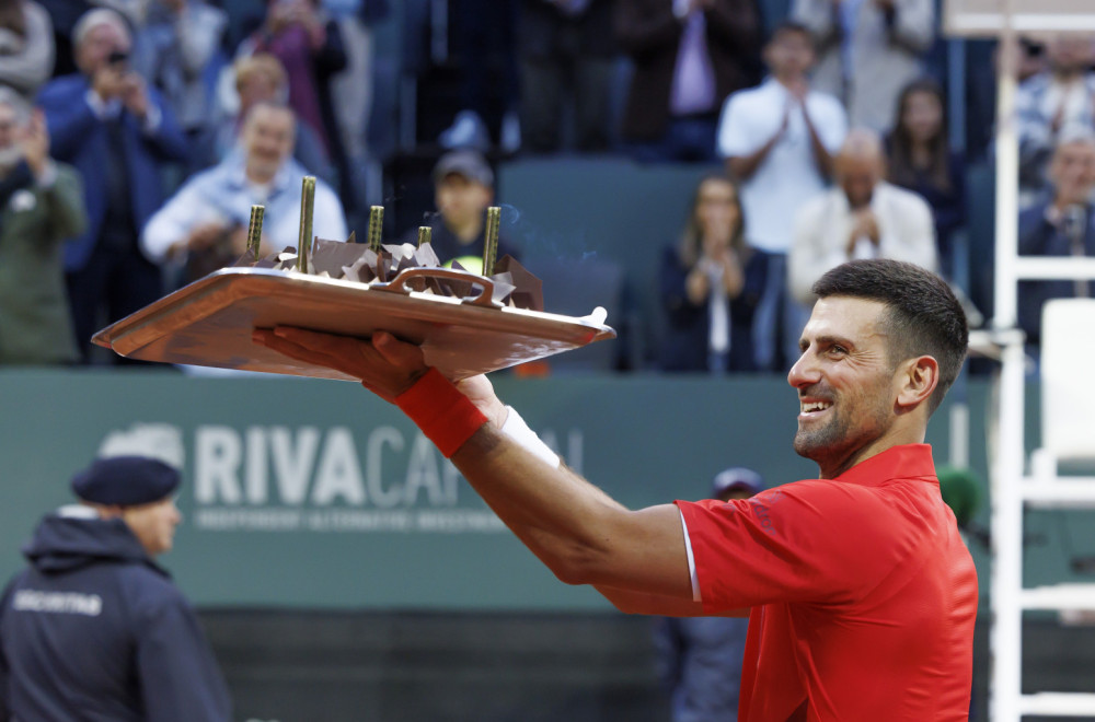 Djokovic made history on his birthday
