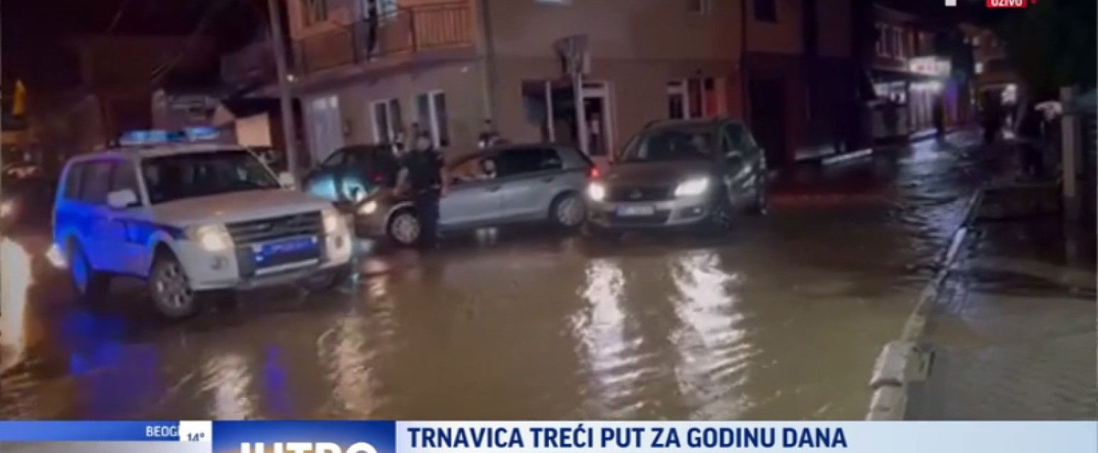 Trnavica treći put plavi naselja u Novom Pazaru VIDEO