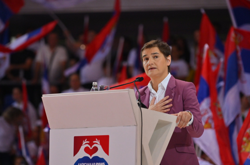 Brnabić naglasila da su građani poslali ključnu poruku: "Ne žele nestabilnost i neizvesnost" VIDEO