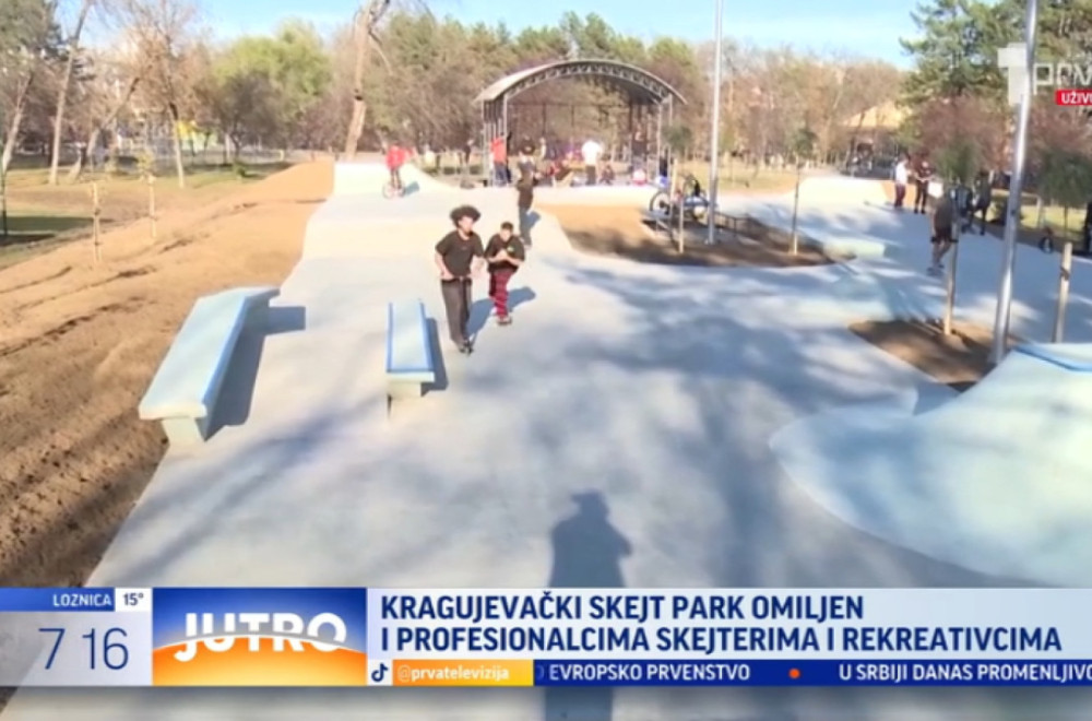 Kragujevčani oduševljeni najvećim skejt parkom u Srbiji VIDEO