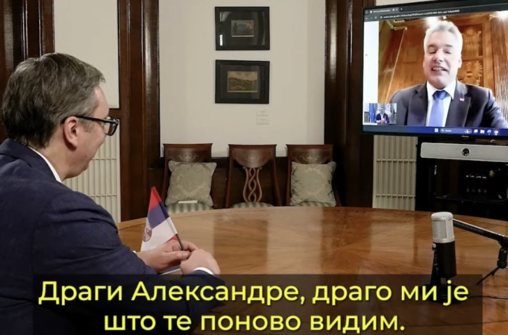 Vučić razgovarao sa Nehamerom: Siguran sam da ćemo gledati dobru utakmicu i zauvek ostati prijatelji VIDEO