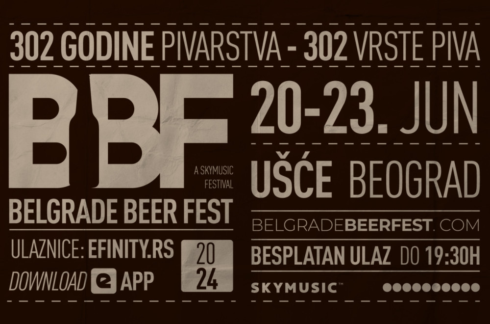 BELGRADE BEER FEST počinje sutra! Objavljene satnice svih nastupa