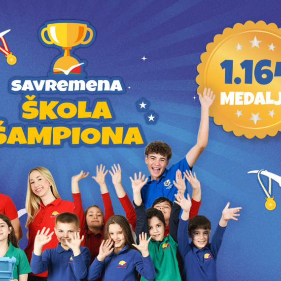 Ovo je škola šampiona! Učenici Savremene osvojili 1.164 medalje i pehara