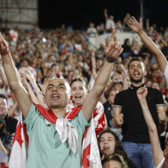 Gruzijski fudbaleri dočekani kao bogovi u domovini VIDEO