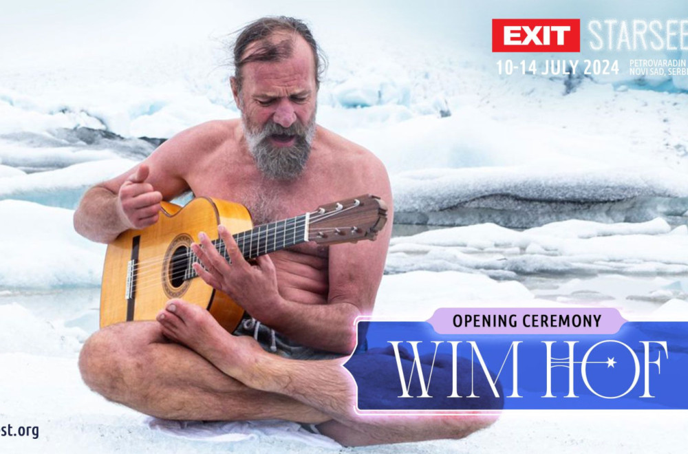 Wim Hof na otvaranju EXIT festivala