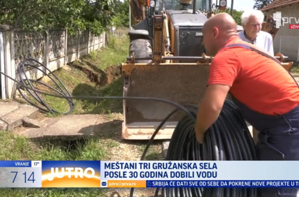 Nakon 30 godina, meštani ovih sela konačno dobili vodu VIDEO