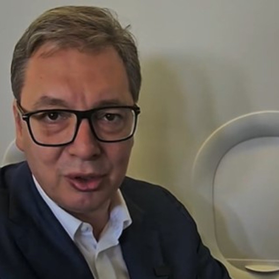 A two-day visit to Egypt began; Vučić spoke from the plane and addressed the youth in Serbia VIDEO