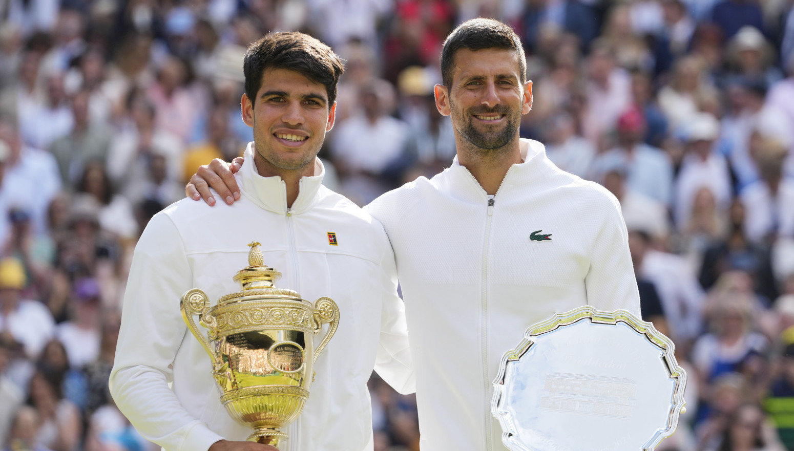 Alkaraz smashed Djokovic in the final, defending the title; "Gone with the Wind"