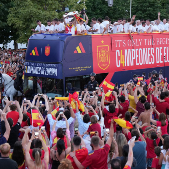 Madrid dočekao prvake Evrope – veliko slavlje Španaca VIDEO
