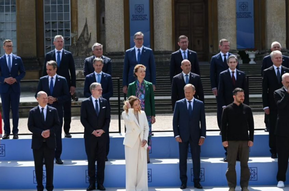 Vučić at the summit in London PHOTO