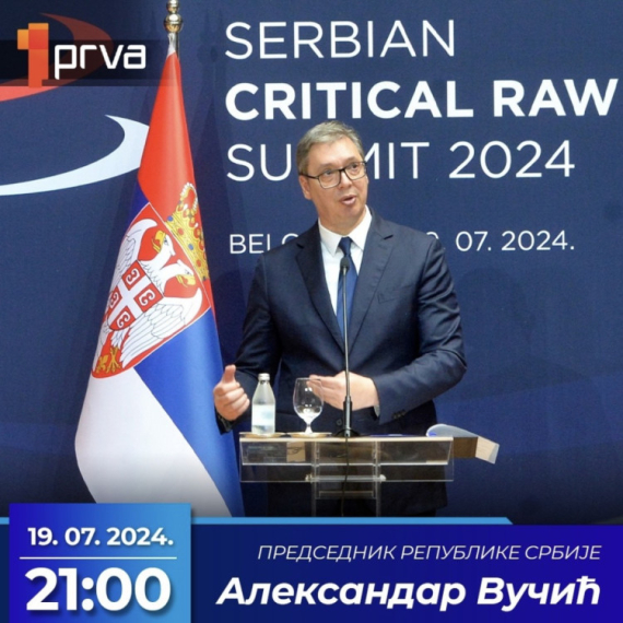 Vučić u "Prvoj temi" u 21 sat na TV Prva