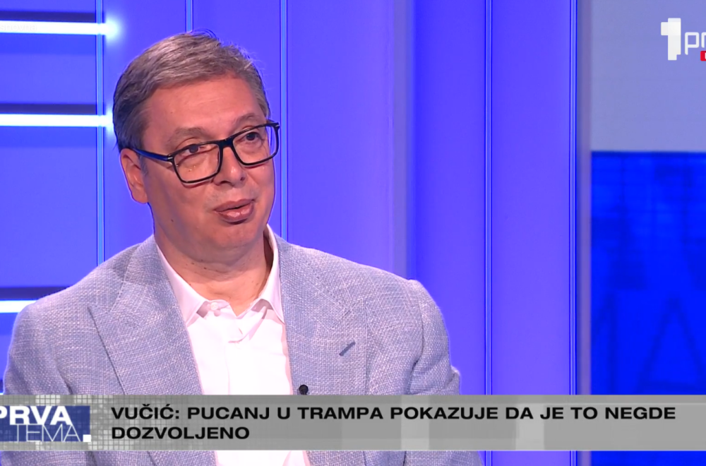 Vučić: "Attacks on me are a sing of desperation and helplessness. I don't care if my safety is threatened"