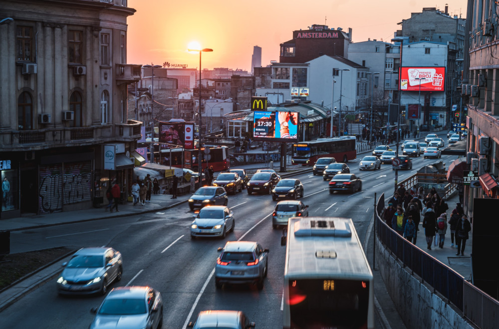 Beograd blokiran FOTO