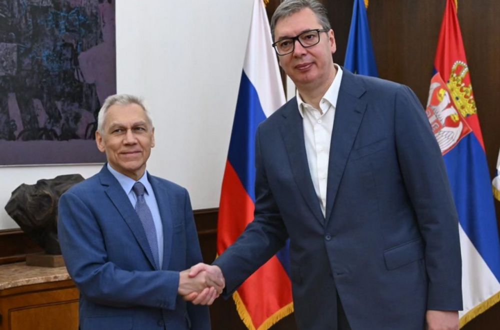 Vučić se sastao sa ambasadorom Rusije: "Srbija je spremna da učestvuje u inicijativama koje imaju za cilj mir"