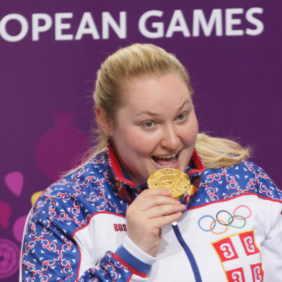 Šou Zorane Arunović posle obezbeđene medalje VIDEO