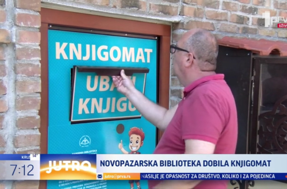 Novopazarska biblioteka dobila knjigomat VIDEO