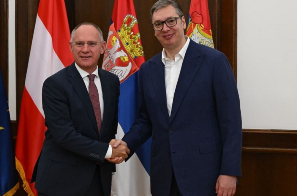 Vučić se sastao sa austrijskim ministrom: "Izrazio sam zadovoljstvo zbog dobrih odnosa sa Austrijom" FOTO