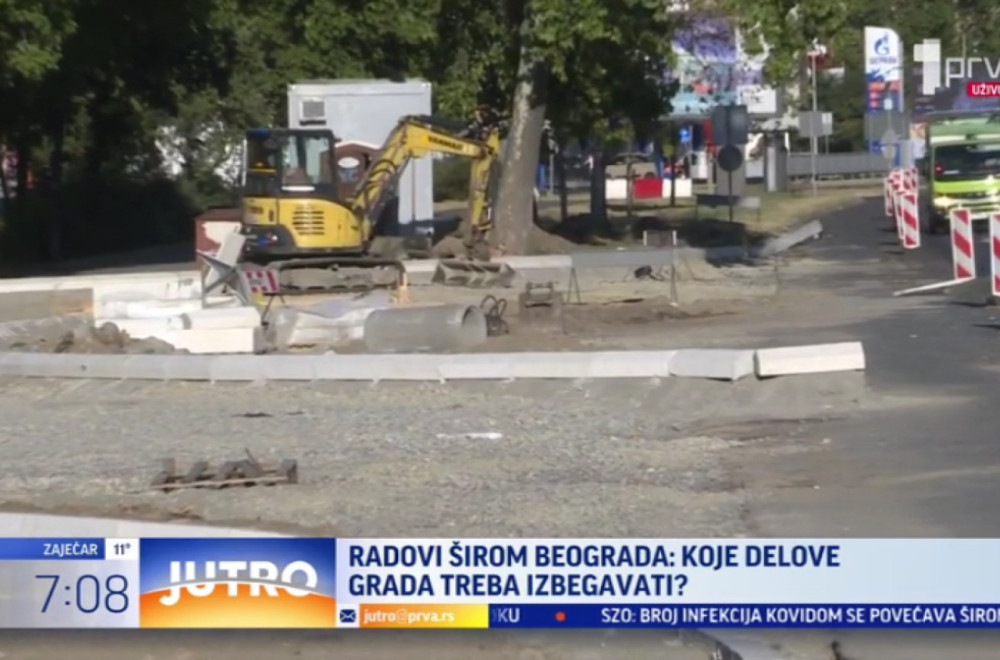 Radovi širom Beograda: Ove delove grada treba izbegavati VIDEO