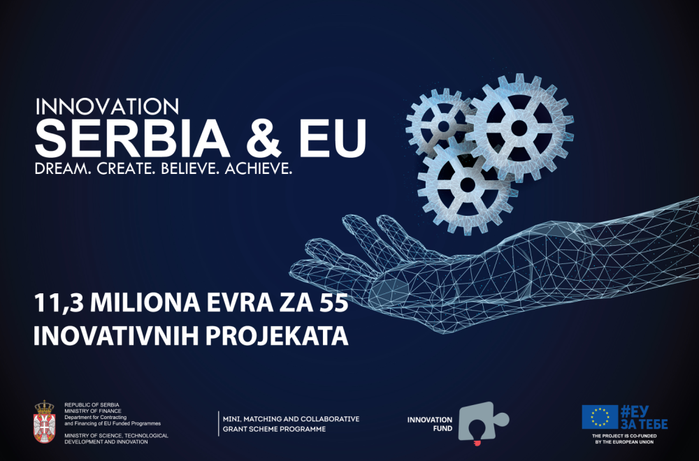 Fond za inovacionu delatnost odobrio 11,3 miliona evra za 55 inovativnih projekata u Srbiji