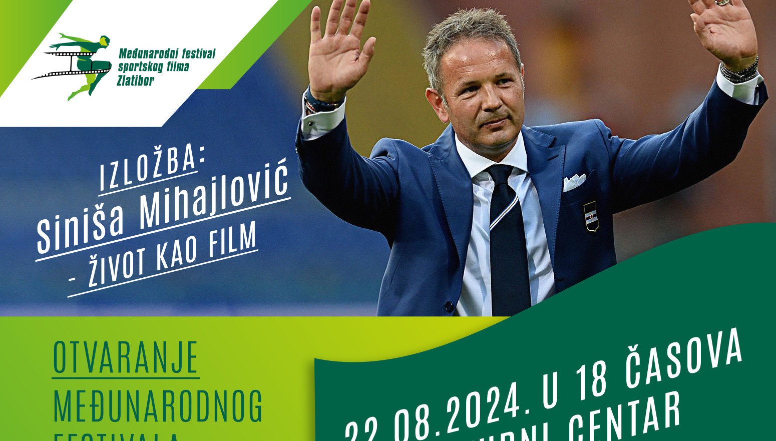 Izložbom u čast Siniše Mihajlovića 22. avgusta započinje Međunarodni festival sportskog filma na Zlatiboru