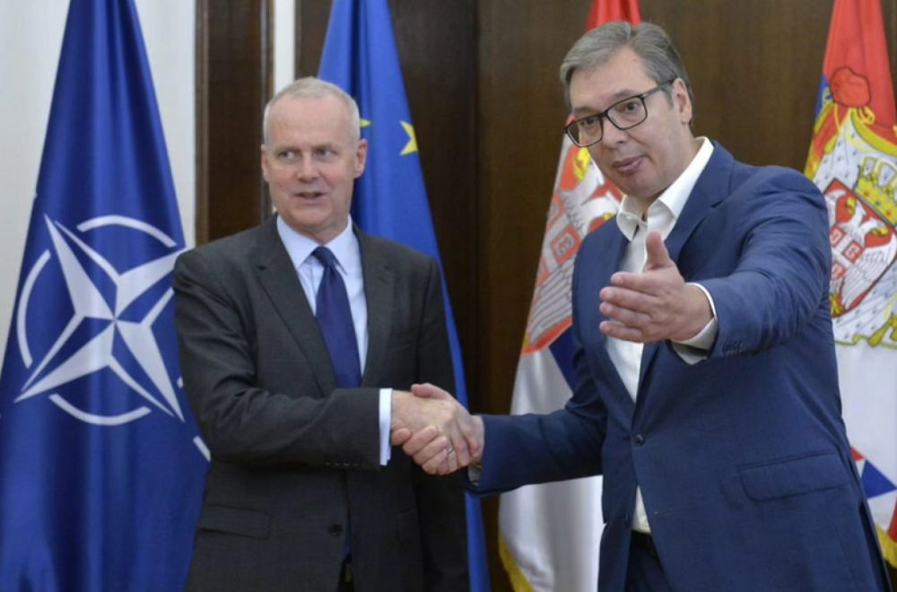 Vučić se sastao sa Borisom Rugeom: Istakao sam konstantan rizik od eskalacije tenzija na KiM FOTO