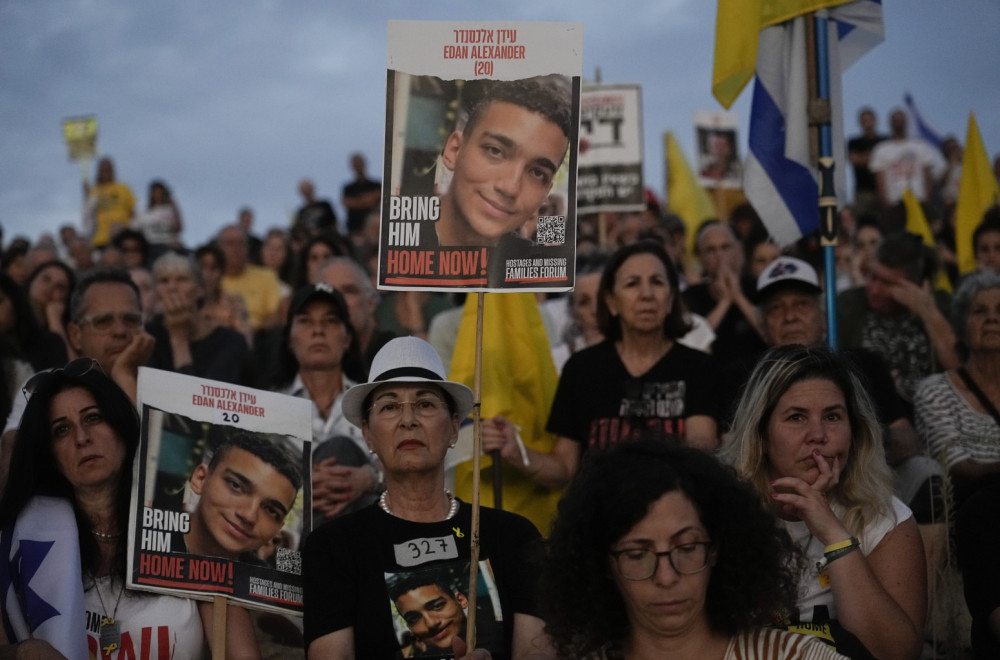 Rođaci talaca tokom protesta pokušali da se probiju u Gazu