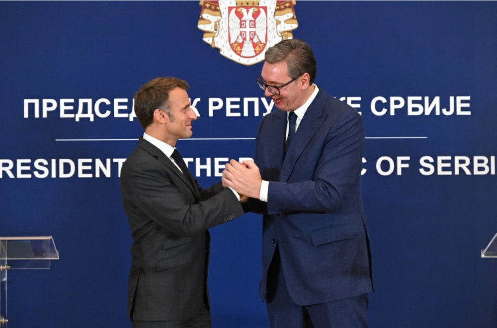 Vučić: "I believe in French-Serbian friendship"; Macron: "Serbia has a place in the EU"