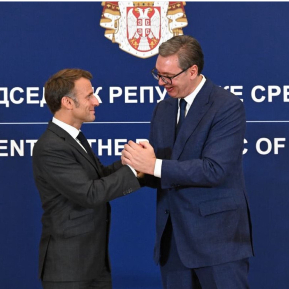 Vučić: "I believe in French-Serbian friendship"; Macron: "Serbia has a place in the EU"