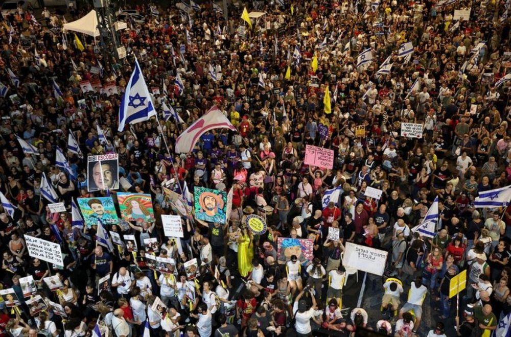 Izrael i Palestinci: Protesti u Jerusalimu i Tel Avivu, najavljen generalni štrajk, traži se "hitan dogovor o oslobađanju talaca"