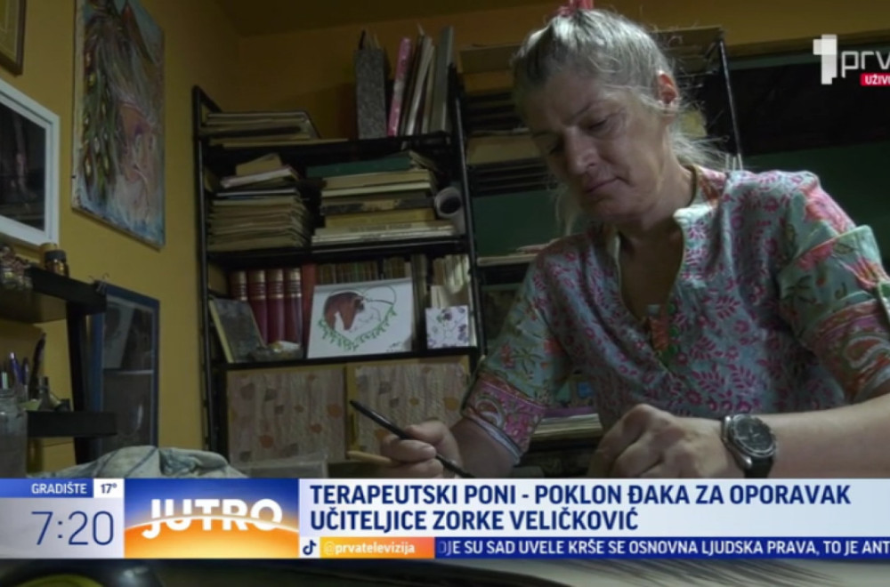 Terapeutski poni – poklon đaka učiteljici VIDEO