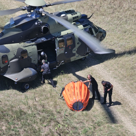 Podignut helikopter MUP-a Srbije VIDEO