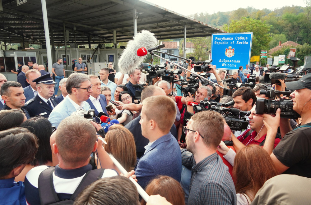 Vučić visited the works on the Drina bridge: "Šabac-Loznica will be opened on December 15" PHOTO/VIDEO