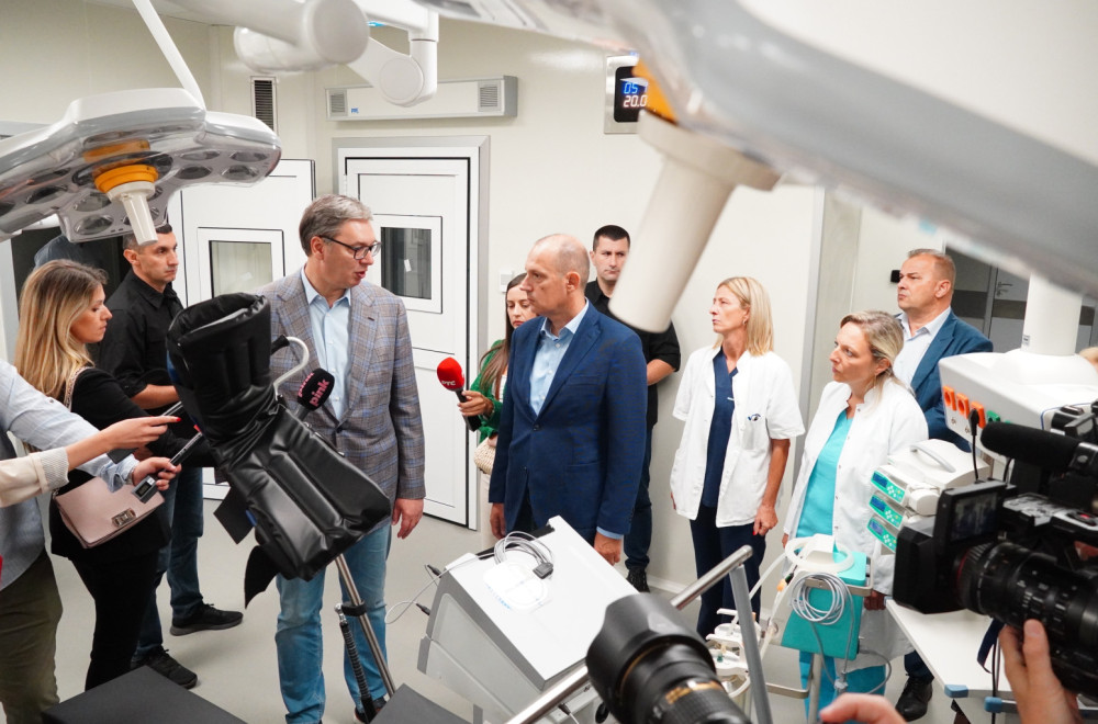 Vučić: "The new hospital in Loznica looks phenomenal. There is nothing more important than people's health"