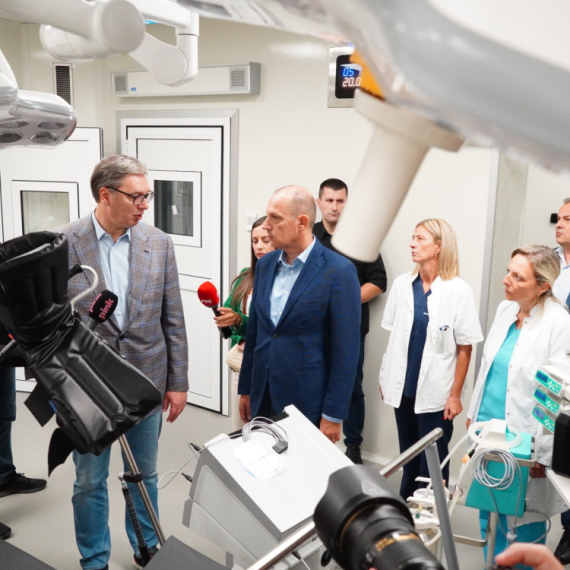 Vučić: "The new hospital in Loznica looks phenomenal. There is nothing more important than people's health"