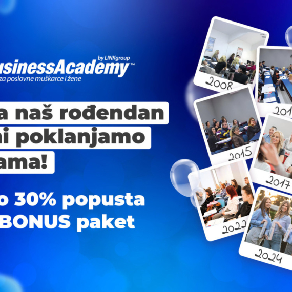 Velika rođendanska akcija na BusinessAcademy: Do 30% POPUSTA i BONUS paket za vrhunsko školovanje!