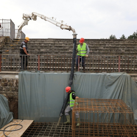 Rekonstrukcija stadiona "Čika Dača" u završnoj fazi