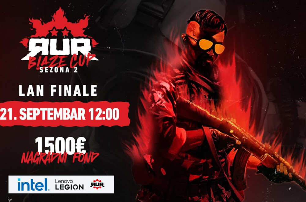 Bliži se LAN finale druge sezone RUR BLAZE KUPA - pratite prenos 21.09. od 12:00!