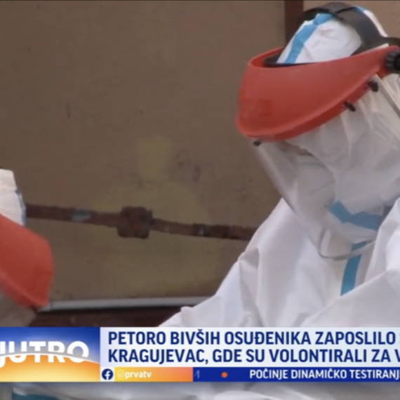 Petoro bivših osuđenika zaposlilo se u UKC Kragujevac VIDEO