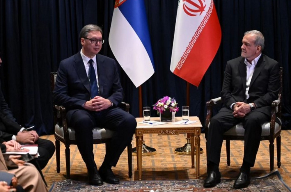 Vučić sa predsednikom Irana u Njujorku: Posebna tema razgovora bila je teška situacija na KiM FOTO