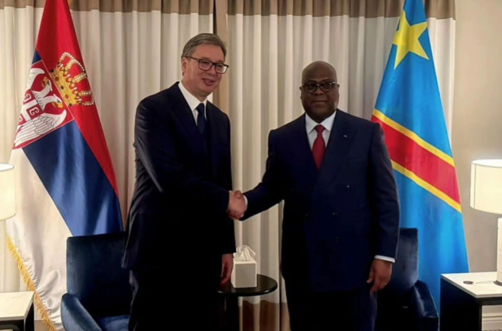 Vučić with the President of the Democratic Republic of Congo: Friendly and open conversation