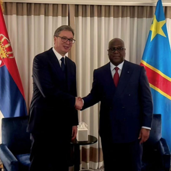 Vučić with the President of the Democratic Republic of Congo: Friendly and open conversation