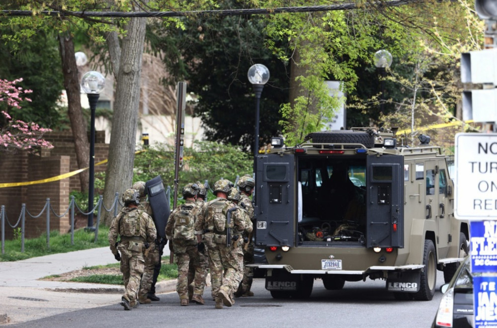 City bus hijacked; A chase around town ensued; Someone was shot; Strong police force arrived PHOTO/VIDEO